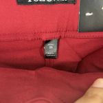 Roz & Ali  Classic Fit Pants Womens 20W Plus High Rise Ankle Red Stretch Studs Photo 5