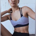 Free People Movement NWT Free People Lace Me Up Bra in Midnight Navy Combo Sold Out Online Photo 3