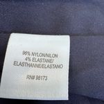 W By Worth  Midnight Navy Blue Eyelet Fringe Skirt Dressy‎ Office City Size 12 Photo 5