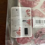 Red Lips Kiss Print White Border iPhone 14 Case Photo 5