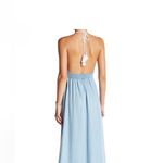 Lovestitch Light Blue Halter Maxi Dress Photo 1