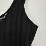 Disturbia Blythe Handkerchief Hem Mini Dress in Black size 8 Sleeveless Cotton Photo 4