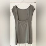 FP Beach Free People Beach Rosali Low Back Mini‎ Dress Size Large NWT Grey Photo 3