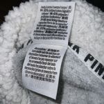 PINK - Victoria's Secret Victoria Secret PINK Gray Fleece Pullover Hoodie Large Camo Logo On Back Medium Photo 12