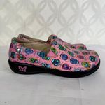 Alegria ‎ Keli Sugar Skulls Pink Nursing Clogs Día de los Muertos Shoes Size 38 Photo 10