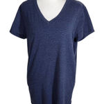 Blue Mountain Navy Short Sleeve V Photo 0