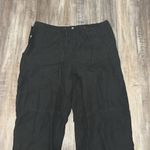 Sundance  Cargo Utility Black Linen Pants size 10 Photo 2
