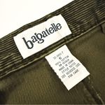 Vintage 90’s Corduroy Cargo Maxi Skirt in Dark Olive | Size 26” Green Photo 5