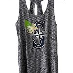 NWT New Era Women’s Spirt MLB Seattle Mariners Floral Spirit Tank Top M Blue Size M Photo 0