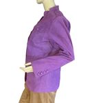 TWIGGY LONDON ORCHID PURPLE VINTAGE Y2K SUEDE FRONT BUTTON JACKET (M) Size M Photo 5