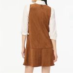 J.Crew  Faux-suede drop-waist mini dress Walnut Photo 1