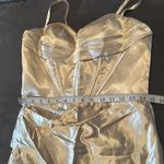 Women’s Full Length Prom Party Dress Criss Cross Straps Leg Slit Size 8 NEW Photo 8