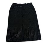 Everleigh black sequin midi pencil skirt Size M Photo 5