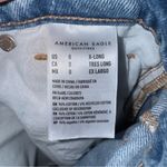 American Eagle  Woman's Medium Wash High Rise Mom Jean size 0 X-Long Photo 6