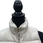 J.Crew Pre Loved Mountain puffer vest Down Filled H1622 Cream Size Small Photo 1