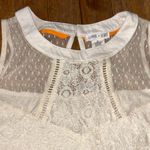 Clover + Scout Chic Ivory Lace‎ Sleeveless Top Size XL Photo 1
