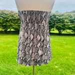 Torrid  GREY SNAKESKIN PRINT STRAPLESS BABYDOLL TUNIC Photo 11