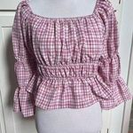 WAYF gingham blouse Photo 0