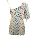 Shoshanna NWT Star Ronnie Ruched Puff-Sleeve Mini Dress Size 2 Cocktail Party Photo 8