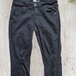 Old Navy  Womens Rockstar Super Skinny Jeans Black Stretch Distressed Dar… Photo 1