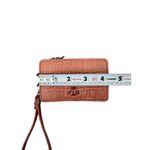 Tommy Bahama  Peach Leather Wristlet Wallet Photo 4