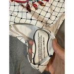 Cupshe NWT Swimsuit One Piece White Feathers Open Middle Size Medium Bohemian Photo 3