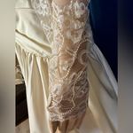 Dessy Creations Vintage Ivory Lace Tea Photo 8