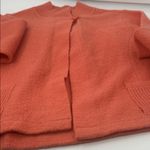 Kate Hill  Vibrant Orange Cardigan Sweater Photo 0