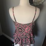 B Jewel Peplum Tribal Pattern Tank Top Photo 4