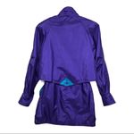 Vintage jacket 90s Purple Blue Winter Snow / Ski Jacket swishy bold street wear Size XS Photo 3