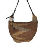 Free People NWT Santorini Straw Hobo Tote Boho Bag Photo 2