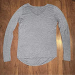 Lululemon Bulux Lightweight V Neck Sweater Grey Thumb Holes Medium Photo 1