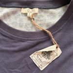 easel  Los Angeles Gray and Leopard Long Sleeve Oversized Top Small Photo 1