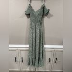 NWT Perdita Smock Top Floral Maxi Dress From Francesca’s Green Size XS Photo 7