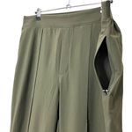 Athleta Brooklyn Heights High Rise Pants In Aspen Olive Cropped Women's Size 12 Photo 4