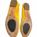 APEPAZZA Simba Ballet Flat Yellow Suede Rhinestones Round Toe Leather Shoes 8 Photo 5