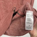 Democracy  Oversized Cowl Neck Sweater Pink Slouchy Zipper Detail Size M Photo 9