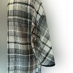 Cynthia Rowley Black and White Plaid Wool Blend Cardigan - XS, EUC Photo 6