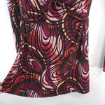 Bisou Bisou  S Red Black Stretch Mini Mod Dress Photo 4