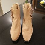 ALLSAINTS ππ Layla Suede Fringe Boots ~ Cognac Sand Brown ~ 38 NWT (No Box) Photo 10