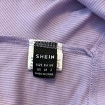 SheIn Cut Out One Shoulder Crop Top Photo 4