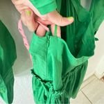 Jason Wu  Green Cutout Waist Twist Long Sleeve Mini Tiered Dress XS Photo 7