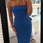 Pretty Garden Blue Maxi Dress Photo 1