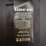 Aritzia  Sunday Best Viola Bustier Midi Dress Black size Large $110 Photo 9