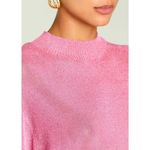 SER.O.YA Rae Metallic Mini Dress in Bubblegum Pink Small New Womens Knit Photo 10