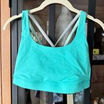 Lululemon  Energy sports bra strappy Bali Breeze Fresh Teal Silver Spoon vintage Photo 1
