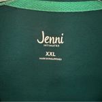 Jenni  Plus Size Sleepshirt Macy's Women's Size 2XL Green‎ Printed Notched Collar Photo 3