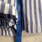 J.Crew  Blue White Stripped Seersucker Tiered Dress Size 4 Preppy Southern EUC Photo 7