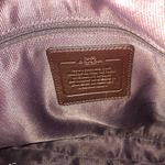 Coach  Oxblood Edie Studded Soft Leather Triple Section Turn Lock Shoulder Bag Photo 11