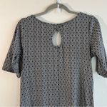 Cuddl Duds Dress Black & White Flexwear Rainbow Hem Lounge Wear Sz S GUC Photo 11